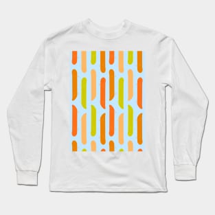 Colorful Skateboard Pattern Long Sleeve T-Shirt